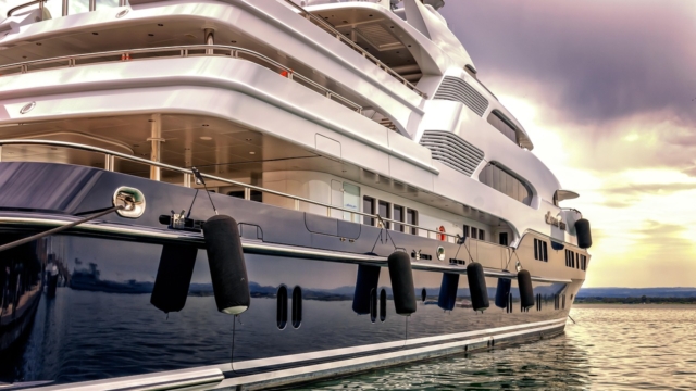 Blue ocean yacht