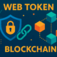 Web token concept in #083f72 palette—secure access and blockchain icons