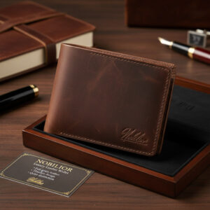 NOBILIOR Luxury Full-Grain Leather Wallet